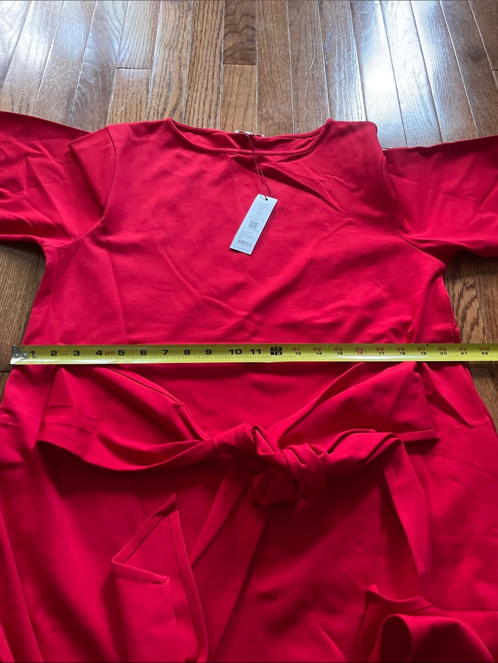 Frances Valentine Red Whitney Wrap Dress Women’s Sz Large NWT - Picture 8 of 16